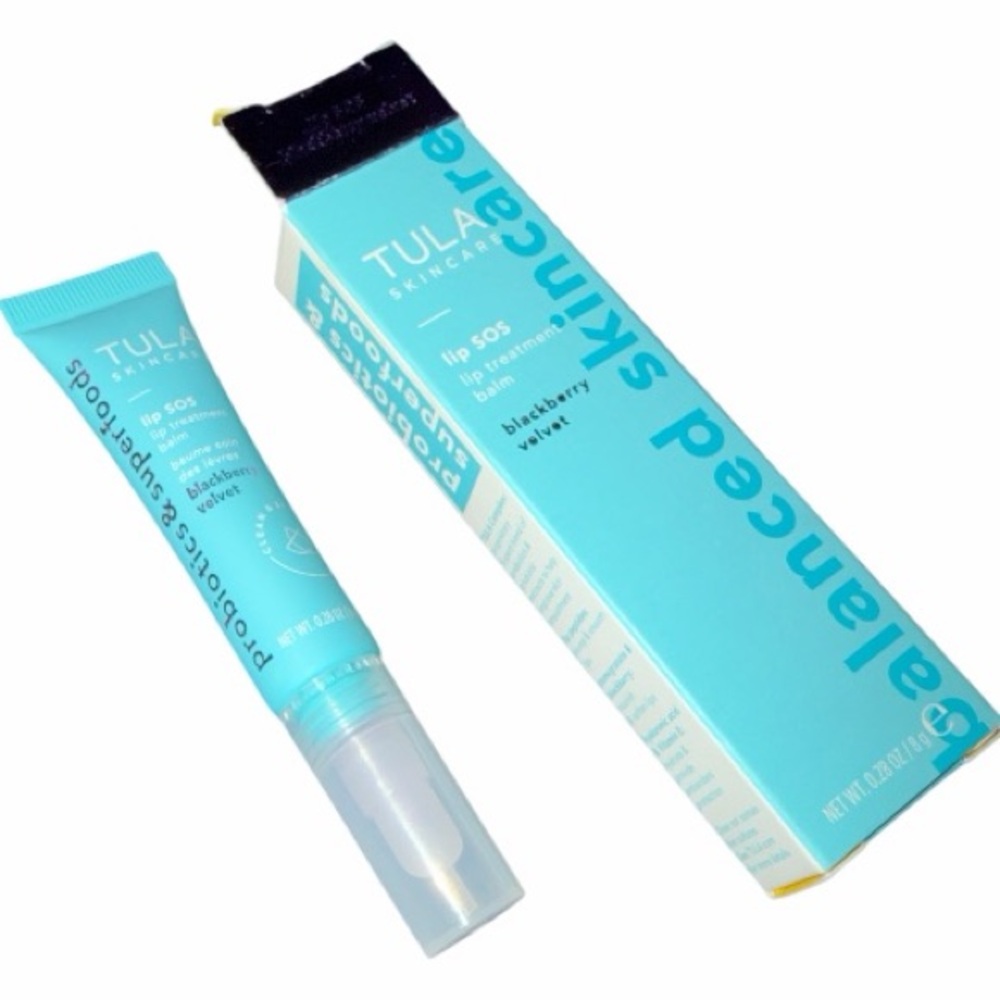 🆕TULA Lip SOS BlackBerry Velvet Lip Treatment Gloss - Picture 5 of 15